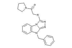 2-[(4-benzyl-[1,2,4]triazolo[4,3-a]benzimidazol-1-yl)thio]-1-pyrrolidino-ethanone