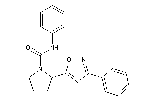 Image of N-phenyl-2-(3-phenyl-1,2,4-oxadiazol-5-yl)pyrrolidine-1-carboxamide