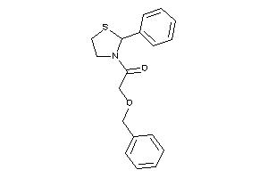 2-benzoxy-1-(2-phenylthiazolidin-3-yl)ethanone