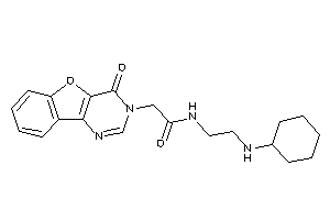 N-[2-(cyclohexylamino)ethyl]-2-(4-ketobenzofuro[3,2-d]pyrimidin-3-yl)acetamide