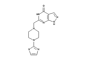 6-[(4-thiazol-2-ylpiperazino)methyl]-1,5-dihydropyrazolo[3,4-d]pyrimidin-4-one