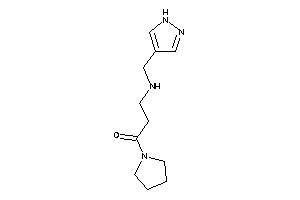 3-(1H-pyrazol-4-ylmethylamino)-1-pyrrolidino-propan-1-one