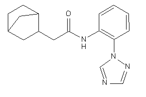 2-(2-norbornyl)-N-[2-(1,2,4-triazol-1-yl)phenyl]acetamide