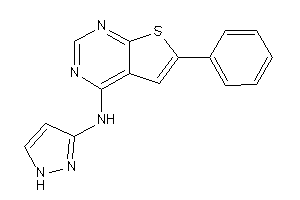 (6-phenylthieno[2,3-d]pyrimidin-4-yl)-(1H-pyrazol-3-yl)amine