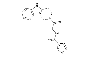 N-[2-keto-2-(1,3,4,5-tetrahydropyrido[4,3-b]indol-2-yl)ethyl]-3-furamide