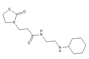 N-[2-(cyclohexylamino)ethyl]-3-(2-ketothiazolidin-3-yl)propionamide