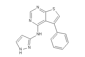 (5-phenylthieno[2,3-d]pyrimidin-4-yl)-(1H-pyrazol-3-yl)amine