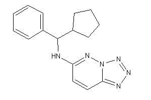 [cyclopentyl(phenyl)methyl]-(tetrazolo[5,1-f]pyridazin-6-yl)amine