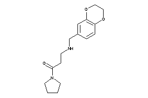 Image of 3-(2,3-dihydro-1,4-benzodioxin-6-ylmethylamino)-1-pyrrolidino-propan-1-one
