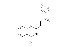 Isoxazole-4-carboxylic Acid (4-keto-3H-quinazolin-2-yl)methyl Ester