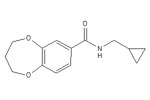 N-(cyclopropylmethyl)-3,4-dihydro-2H-1,5-benzodioxepine-7-carboxamide