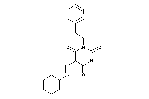 Image of 5-(cyclohexyliminomethyl)-1-phenethyl-barbituric Acid