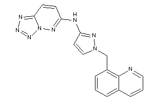 [1-(8-quinolylmethyl)pyrazol-3-yl]-(tetrazolo[5,1-f]pyridazin-6-yl)amine