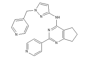 [2-(4-pyridyl)-6,7-dihydro-5H-cyclopenta[d]pyrimidin-4-yl]-[1-(4-pyridylmethyl)pyrazol-3-yl]amine