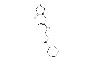 N-[2-(cyclohexylamino)ethyl]-2-(4-ketothiazolidin-3-yl)acetamide