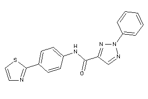 2-phenyl-N-(4-thiazol-2-ylphenyl)triazole-4-carboxamide