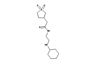 N-[2-(cyclohexylamino)ethyl]-2-(1,1-diketothiolan-3-yl)acetamide