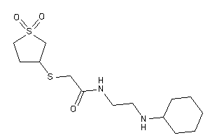 N-[2-(cyclohexylamino)ethyl]-2-[(1,1-diketothiolan-3-yl)thio]acetamide