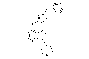 (3-phenyltriazolo[4,5-d]pyrimidin-7-yl)-[1-(2-pyridylmethyl)pyrazol-3-yl]amine