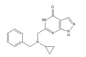 6-[[benzyl(cyclopropyl)amino]methyl]-1,5-dihydropyrazolo[3,4-d]pyrimidin-4-one