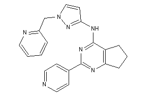 [2-(4-pyridyl)-6,7-dihydro-5H-cyclopenta[d]pyrimidin-4-yl]-[1-(2-pyridylmethyl)pyrazol-3-yl]amine