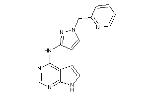 [1-(2-pyridylmethyl)pyrazol-3-yl]-(7H-pyrrolo[2,3-d]pyrimidin-4-yl)amine