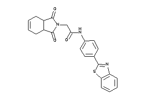 N-[4-(1,3-benzothiazol-2-yl)phenyl]-2-(1,3-diketo-3a,4,7,7a-tetrahydroisoindol-2-yl)acetamide