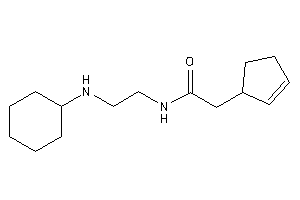 N-[2-(cyclohexylamino)ethyl]-2-cyclopent-2-en-1-yl-acetamide