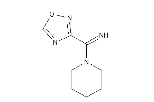 [1,2,4-oxadiazol-3-yl(piperidino)methylene]amine