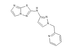 Imidazo[2,1-b][1,3,4]thiadiazol-2-yl-[1-(2-pyridylmethyl)pyrazol-3-yl]amine