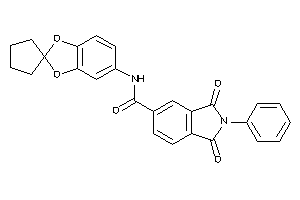 1,3-diketo-2-phenyl-N-spiro[1,3-benzodioxole-2,1'-cyclopentane]-5-yl-isoindoline-5-carboxamide