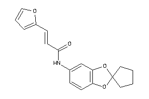 Image of 3-(2-furyl)-N-spiro[1,3-benzodioxole-2,1'-cyclopentane]-5-yl-acrylamide