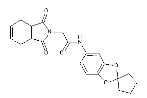 2-(1,3-diketo-3a,4,7,7a-tetrahydroisoindol-2-yl)-N-spiro[1,3-benzodioxole-2,1'-cyclopentane]-5-yl-acetamide