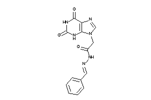 N-(benzalamino)-2-(2,6-diketo-3H-purin-9-yl)acetamide