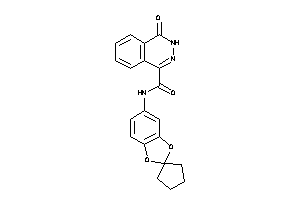 4-keto-N-spiro[1,3-benzodioxole-2,1'-cyclopentane]-5-yl-3H-phthalazine-1-carboxamide