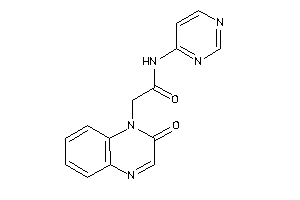 2-(2-ketoquinoxalin-1-yl)-N-(4-pyrimidyl)acetamide