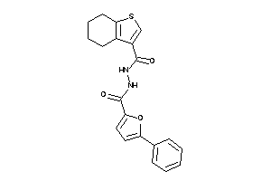 Image of 5-phenyl-N'-(4,5,6,7-tetrahydrobenzothiophene-3-carbonyl)-2-furohydrazide