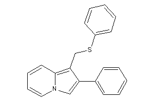 2-phenyl-1-[(phenylthio)methyl]indolizine