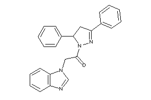 2-(benzimidazol-1-yl)-1-(3,5-diphenyl-2-pyrazolin-1-yl)ethanone