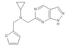 Cyclopropyl-(2-furfuryl)-(1H-pyrazolo[3,4-d]pyrimidin-6-ylmethyl)amine