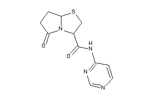 Image of 5-keto-N-(4-pyrimidyl)-3,6,7,7a-tetrahydro-2H-pyrrolo[2,1-b]thiazole-3-carboxamide