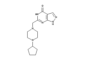 6-[(4-cyclopentylpiperazino)methyl]-1,5-dihydropyrazolo[3,4-d]pyrimidin-4-one