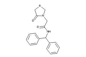 N-benzhydryl-2-(4-ketothiazolidin-3-yl)acetamide