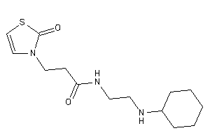 N-[2-(cyclohexylamino)ethyl]-3-(2-keto-4-thiazolin-3-yl)propionamide