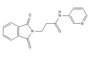 3-phthalimido-N-(3-pyridyl)propionamide