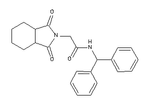 N-benzhydryl-2-(1,3-diketo-3a,4,5,6,7,7a-hexahydroisoindol-2-yl)acetamide