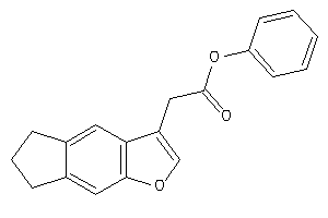 2-(6,7-dihydro-5H-cyclopenta[f]benzofuran-3-yl)acetic Acid Phenyl Ester