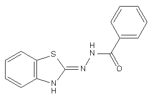 Image of N-(3H-1,3-benzothiazol-2-ylideneamino)benzamide