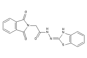 N-(3H-1,3-benzothiazol-2-ylideneamino)-2-phthalimido-acetamide