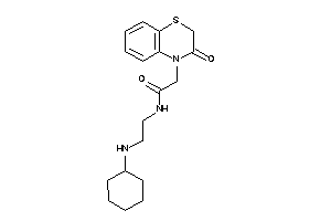 N-[2-(cyclohexylamino)ethyl]-2-(3-keto-1,4-benzothiazin-4-yl)acetamide